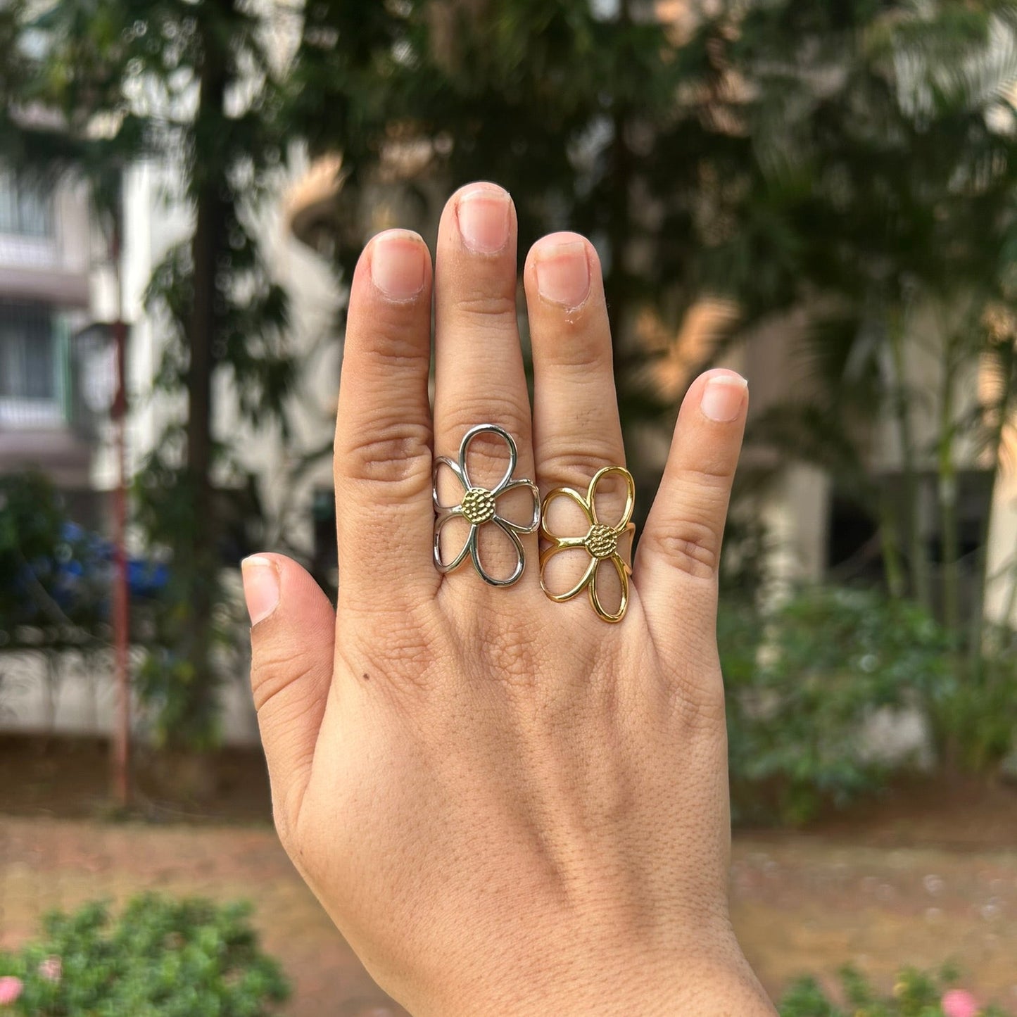 Sunflower Adjustable Ring