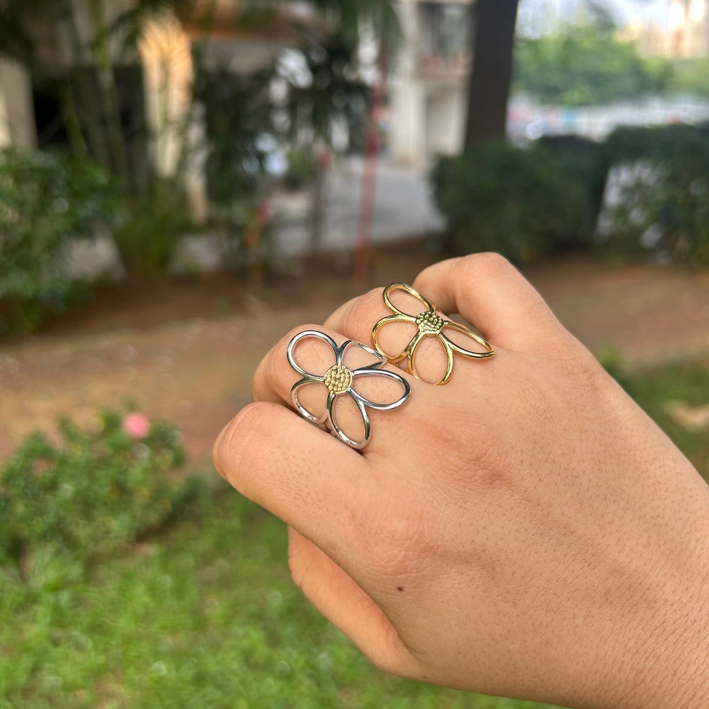 Sunflower Adjustable Ring