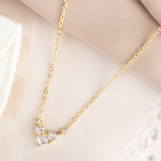 gold plated necklace set