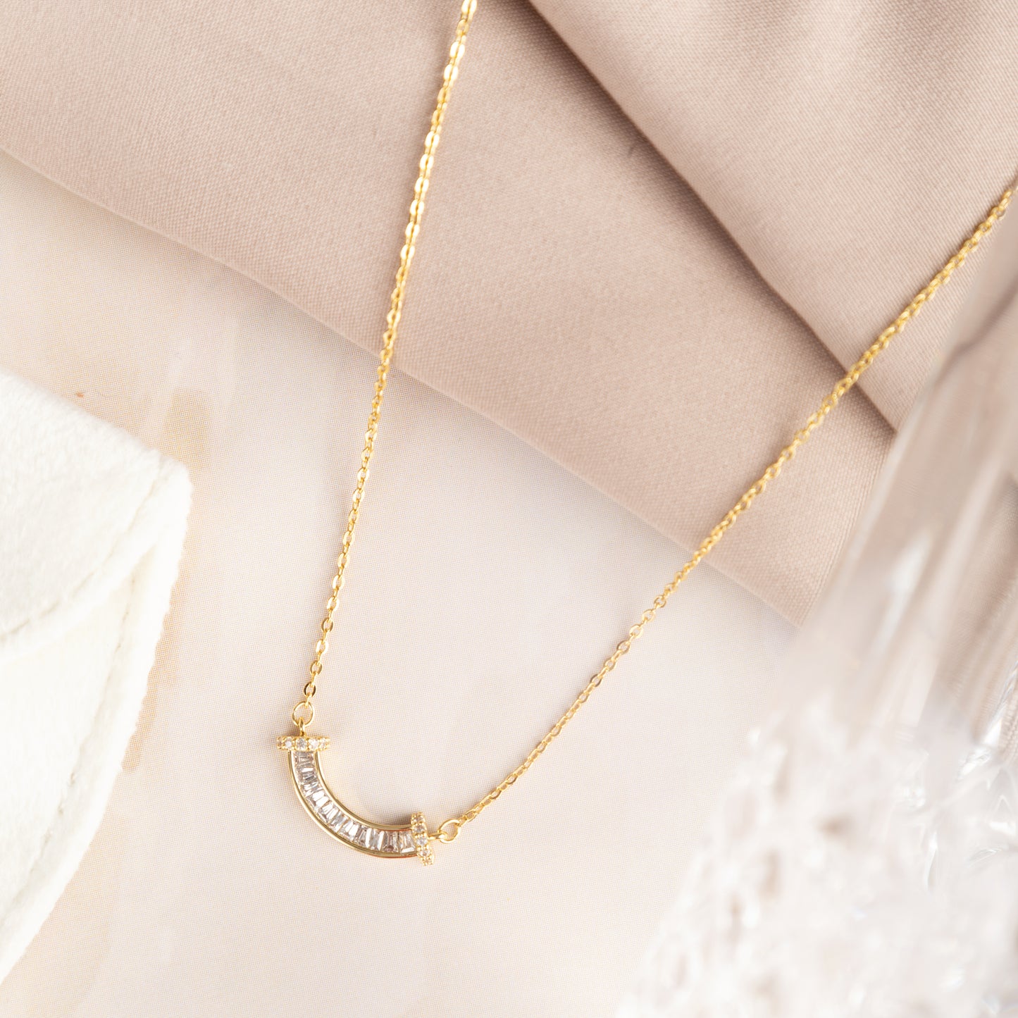 gold plated necklace for women