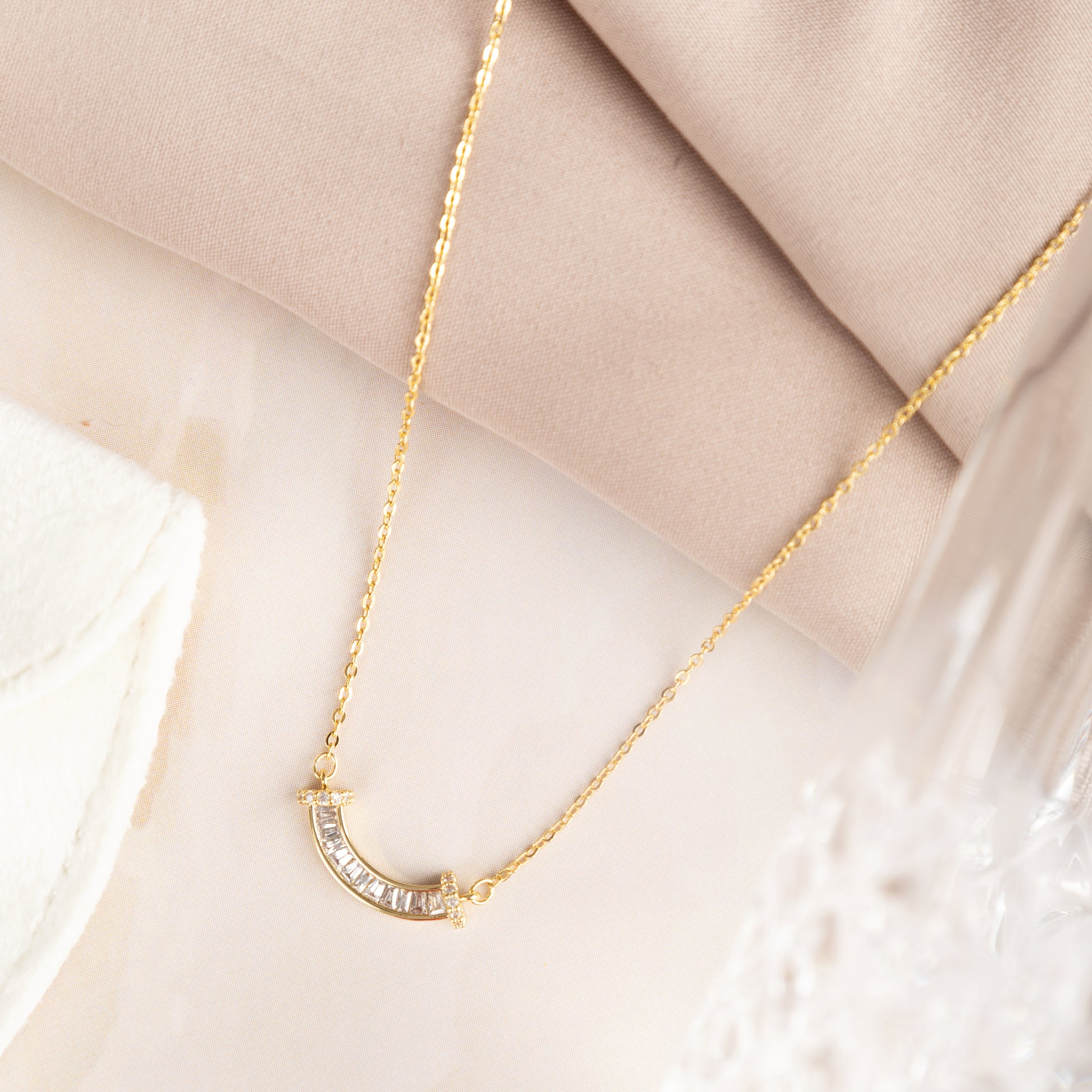 gold plated necklace for women