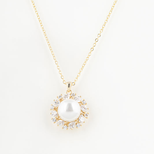 pearl pendant necklace - delphin jewels