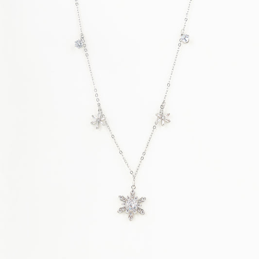 snowflake necklace - delphin jewels