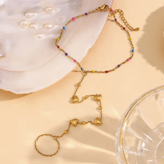 Larkspur Ring Bracelet
