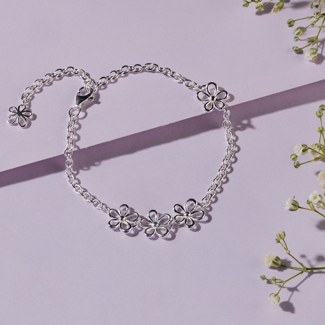 Flour-ish Bracelet | 925 Sterling Silver
