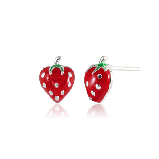Strawberry Earrings | 925 Sterling Silver