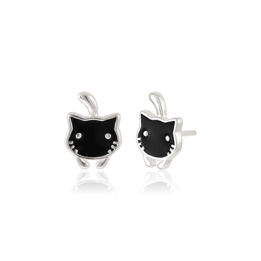 Cat Earrings | 925 Sterling Silver