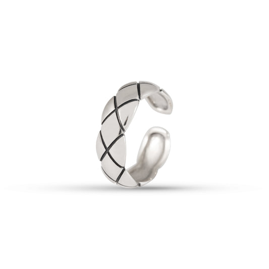 Noir Adjustable Ring | 925 Sterling Silver