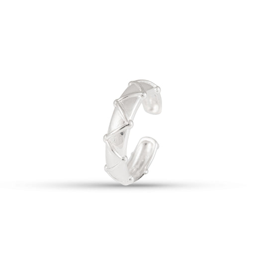 TriEdge Adjustable Ring | 925 Sterling Silver