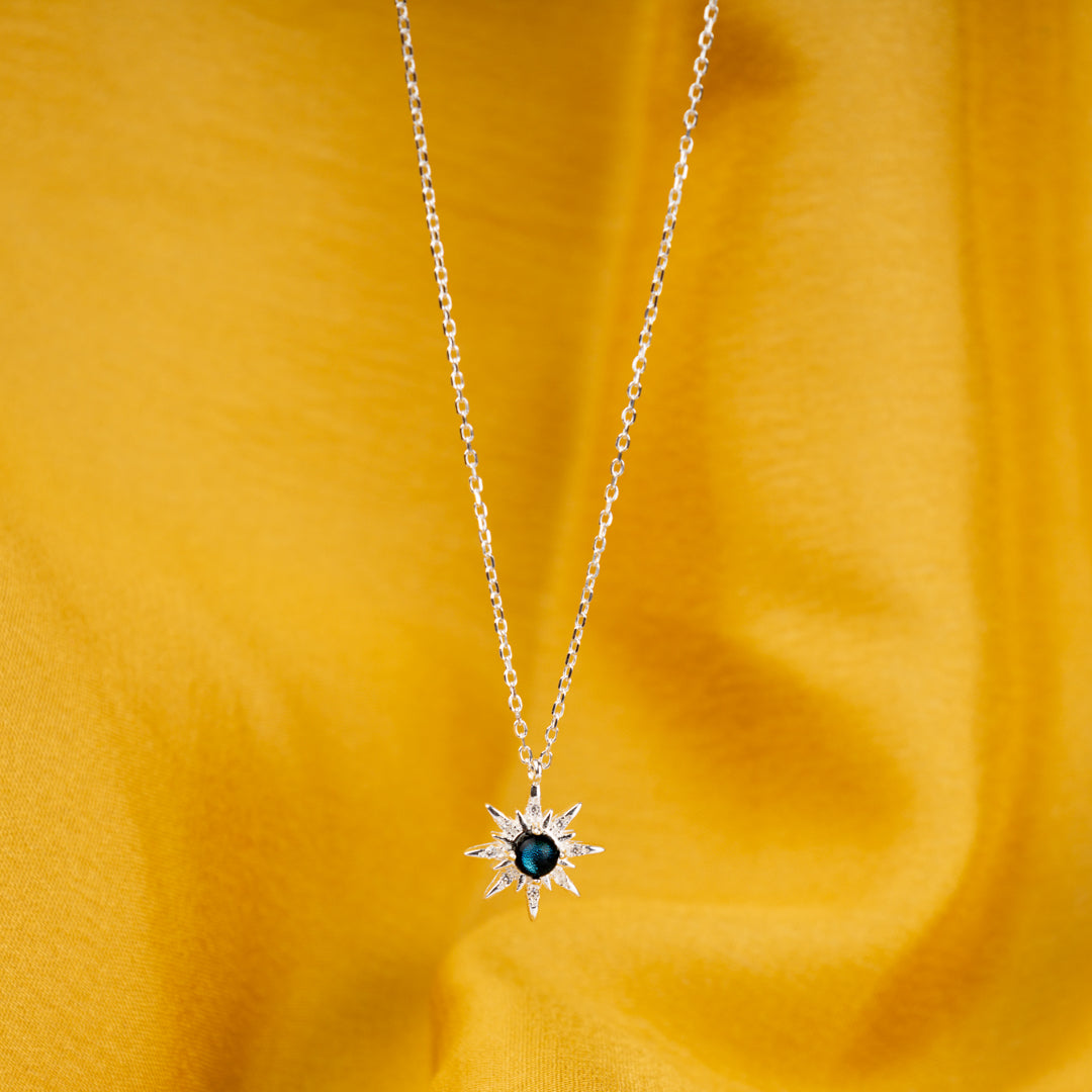 Stella Blue Necklace 925 Sterling Silver