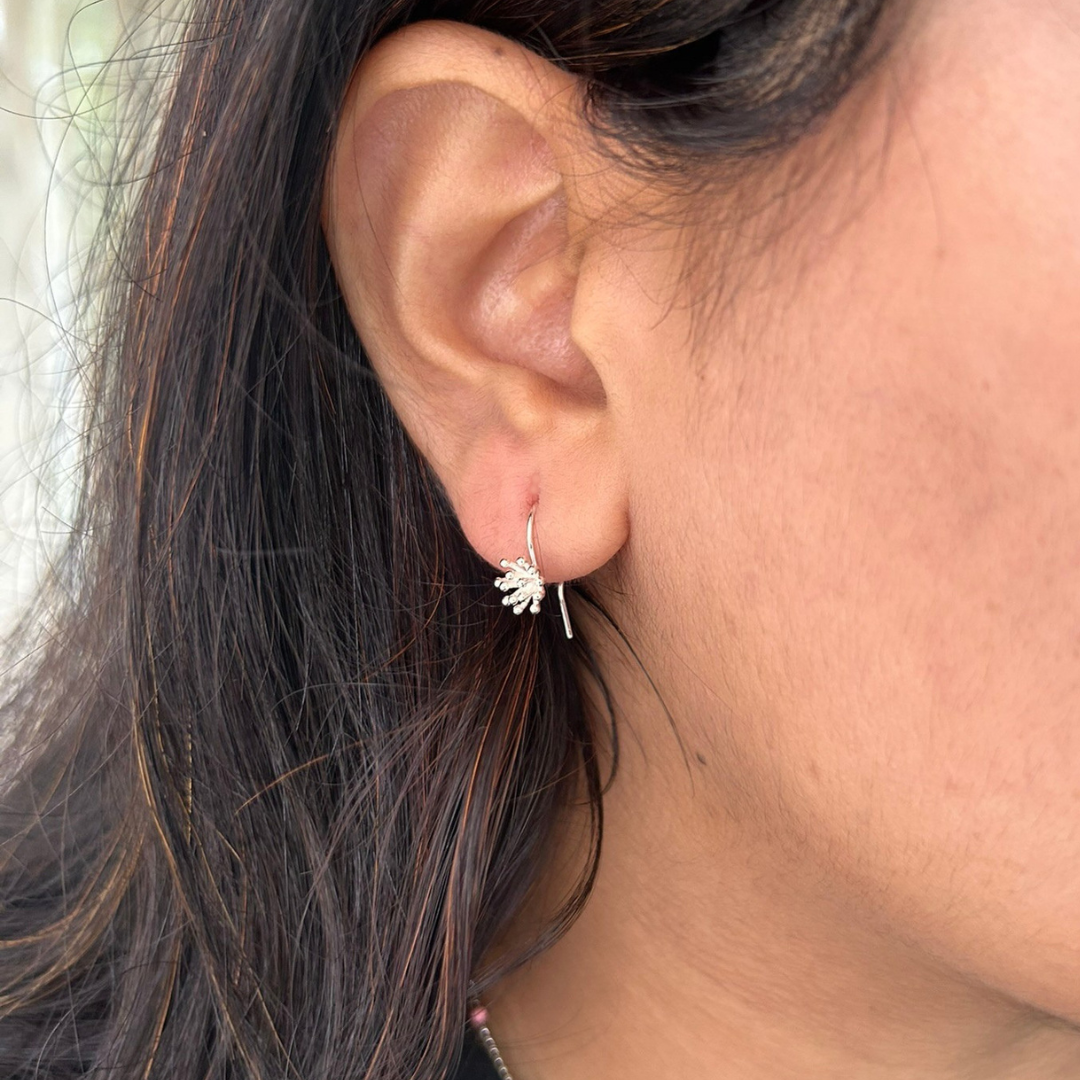 Ray Earrings | 999 Silver