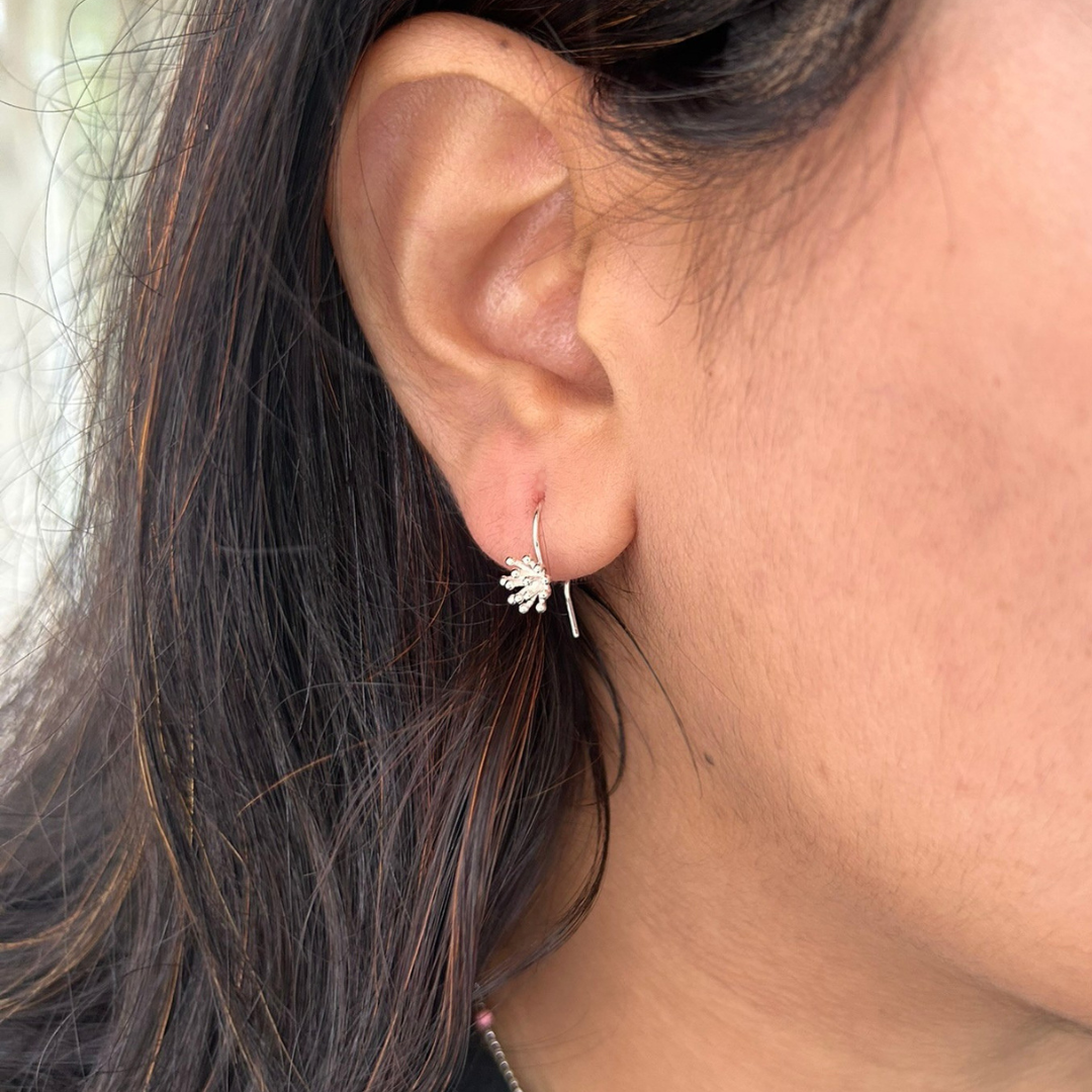 Ray Earrings | 999 Silver