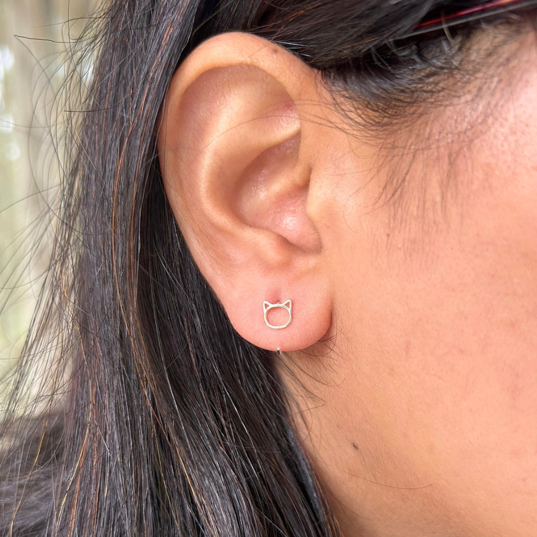 Catwomen Earrings | 999 Silver
